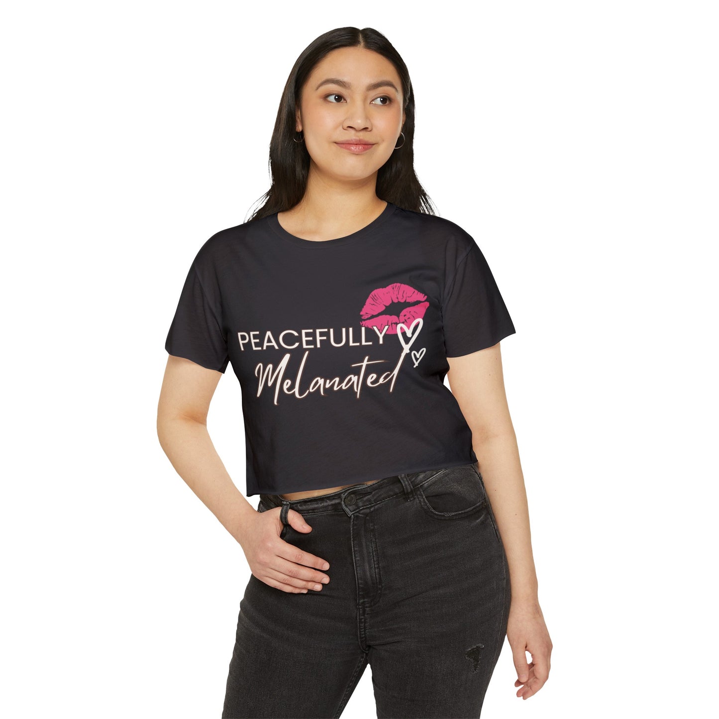 Women's Peacefully Melanated Crop Top